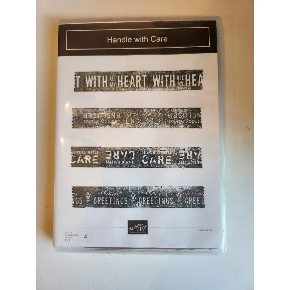 INVENTORY REDUCTION SALE. Stampin' Up! Handle with Care Borders B4